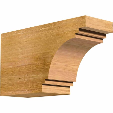 Ekena Millwork Pescadero Rough Sawn Rafter Tail, Western Red Cedar, 6"W x 10"H x 18"L RFT06X10X18PEC00RWR